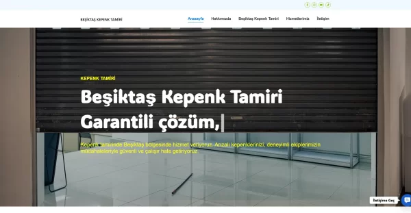Beşiktaş Kepenk Tamiri